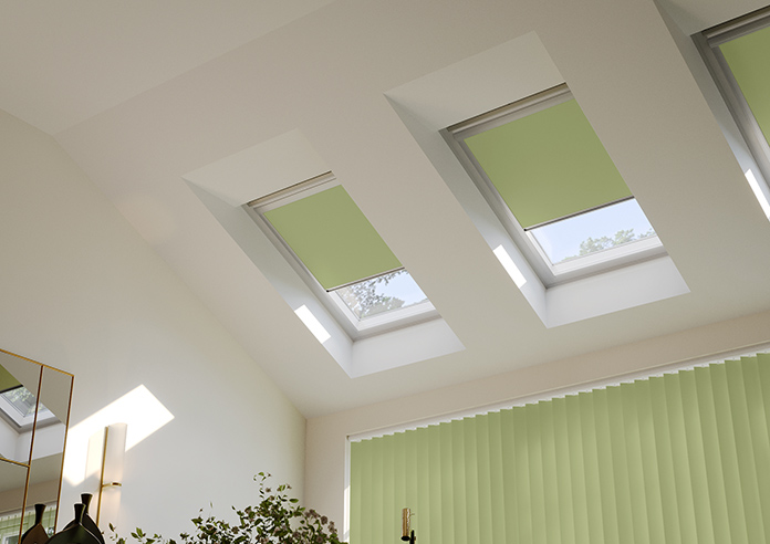 Trinity (Blackout), Soft Green - Loft Blind - Image 3